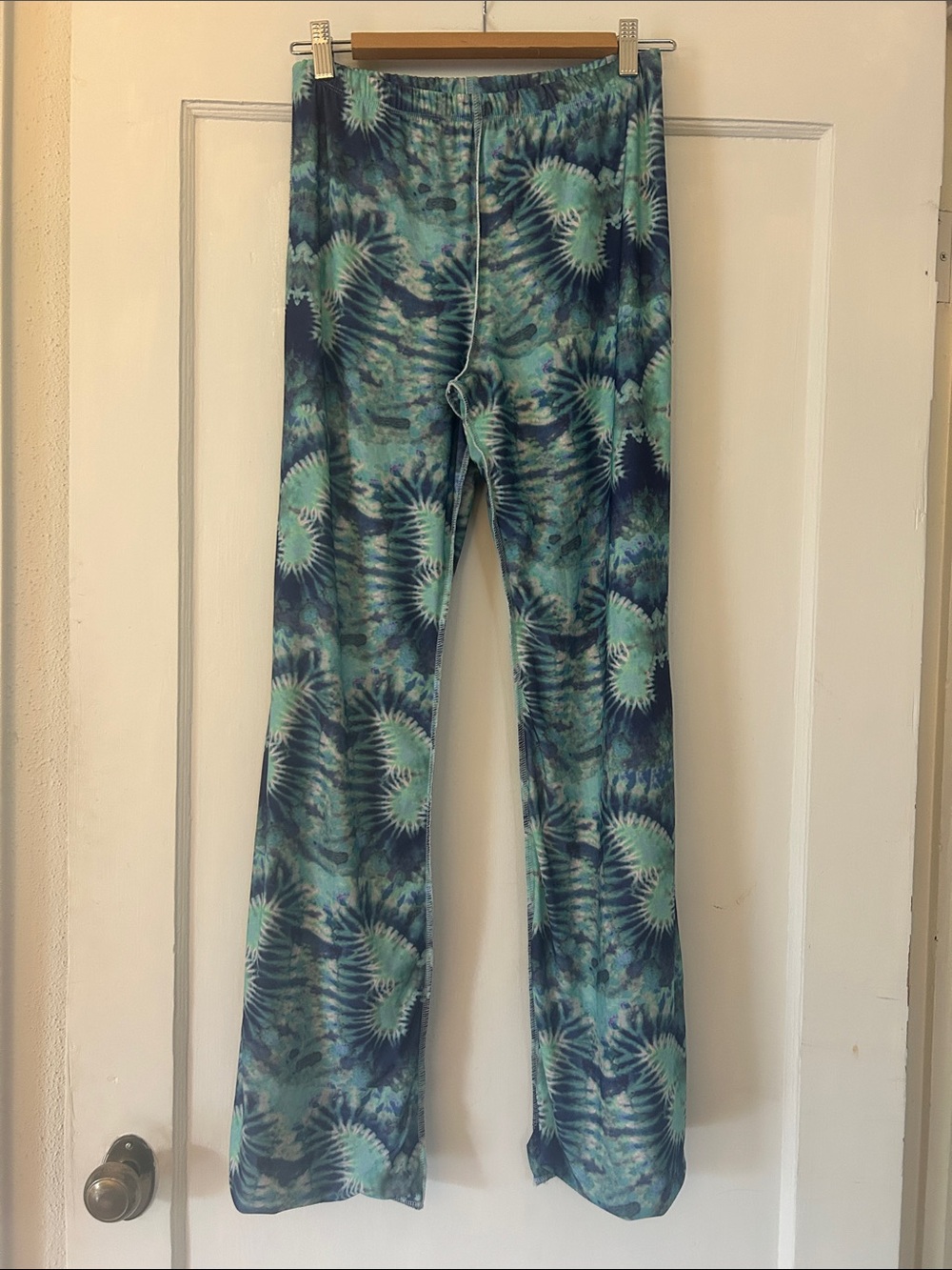 Omighty tie dye butterfly flare tribal fusion rave dance pants Burning Man